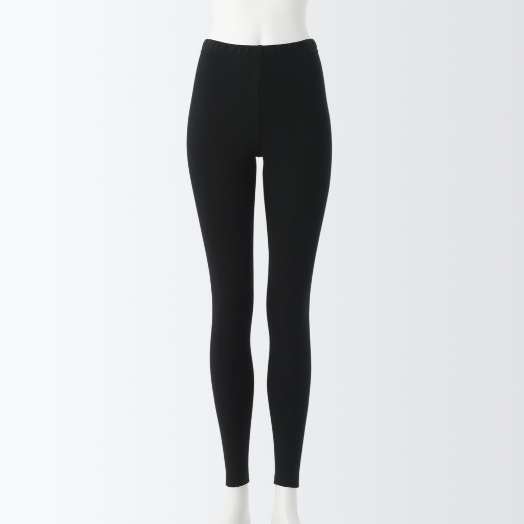 MUJI QUẦN LEGGING VẢI COTTON PHA LEN GIỮ NHIỆT