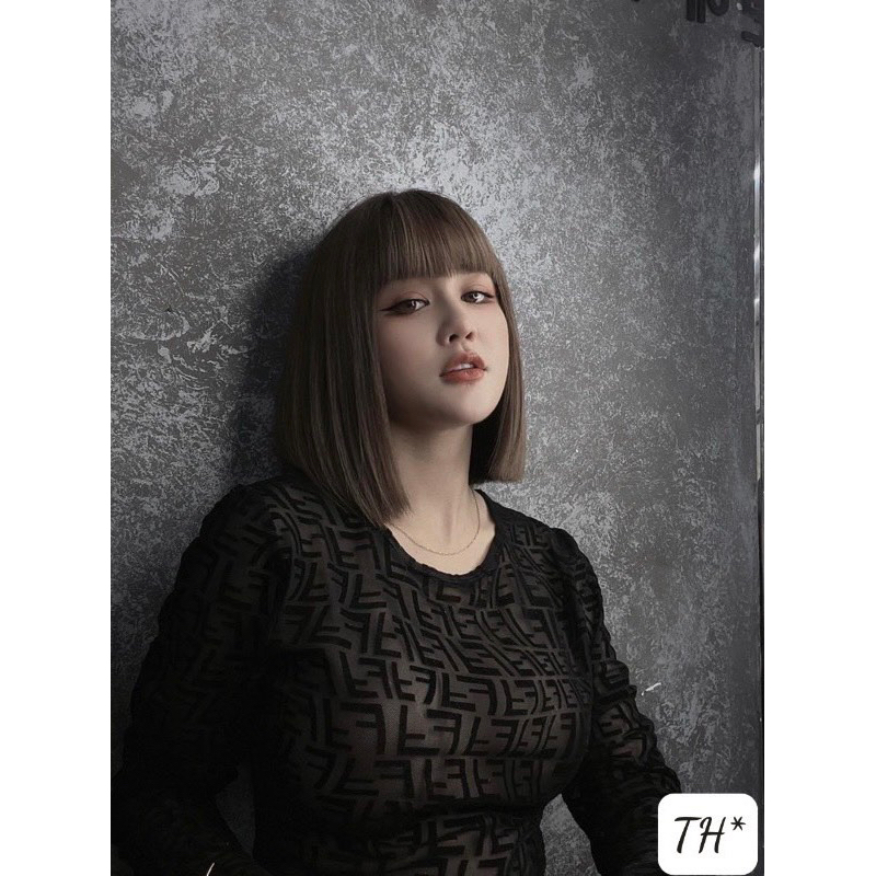 Áo bodysuit chữ nhung sịn sò