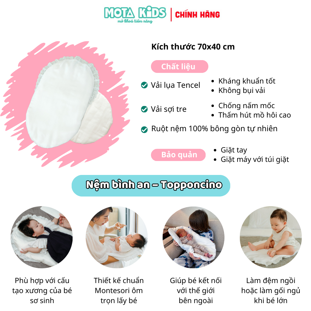 Combo đồ chơi cho bé 0-3 tháng phát triển theo Montessori - Hàng chính hãng