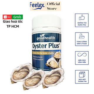 Tinh chất hàu New Zealand Good Health Oyster Plus hỗ trọ tăng cường sinh lý nam giới - hộp 60v