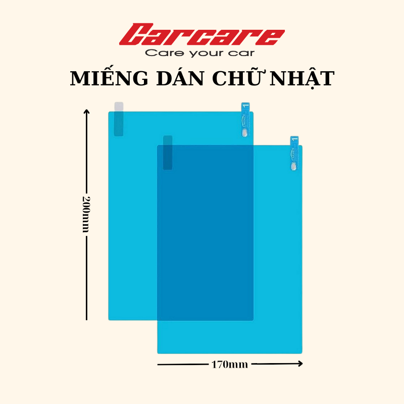Miếng dán chống nước gương chiếu hậu ô tô - miếng dán gương và kính bên ô tô