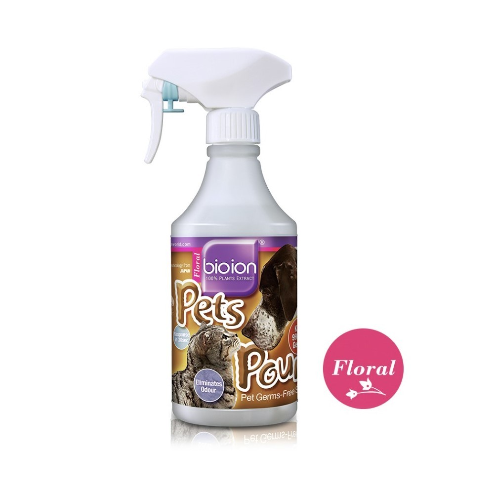 XỊT KHỬ MÙI DIỆT KHUẨN BIOION PET CHO CHÓ MÈO 500ml