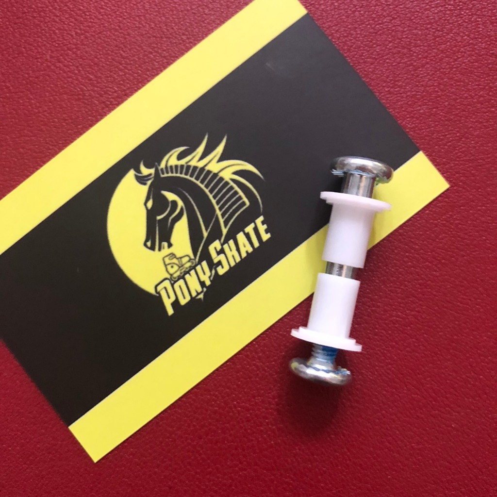 Ốc bánh patin 2 đầu, pass nhựa,sắt, nhôm