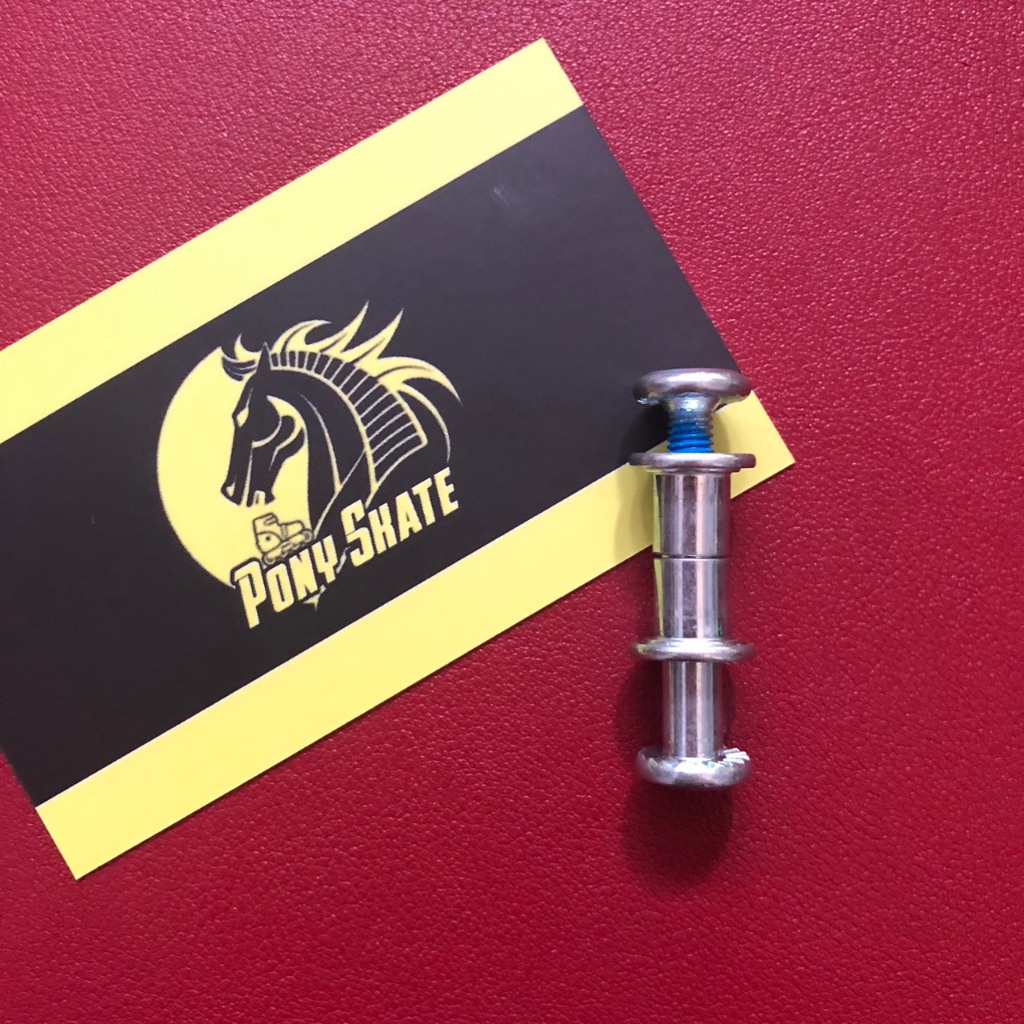 Ốc bánh patin 2 đầu, pass nhựa,sắt, nhôm