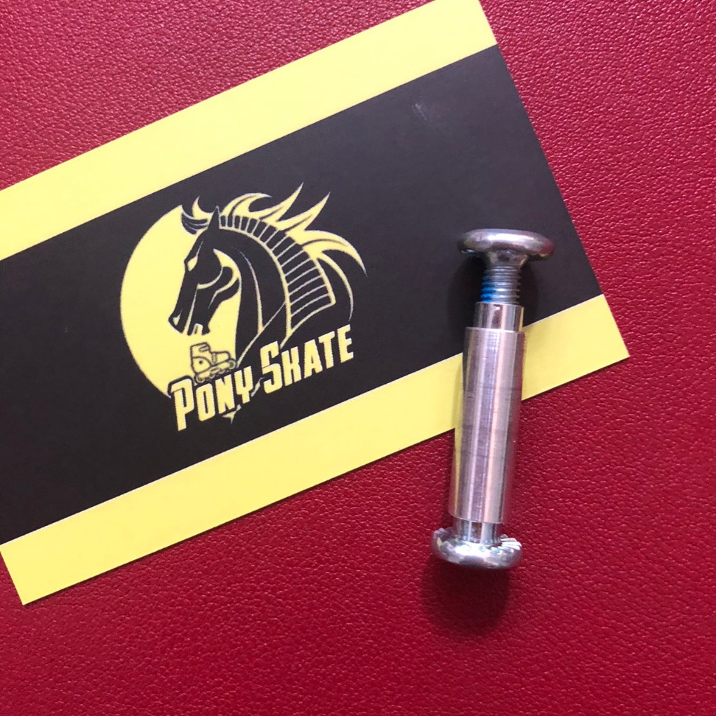 Ốc bánh patin 2 đầu, pass nhựa,sắt, nhôm