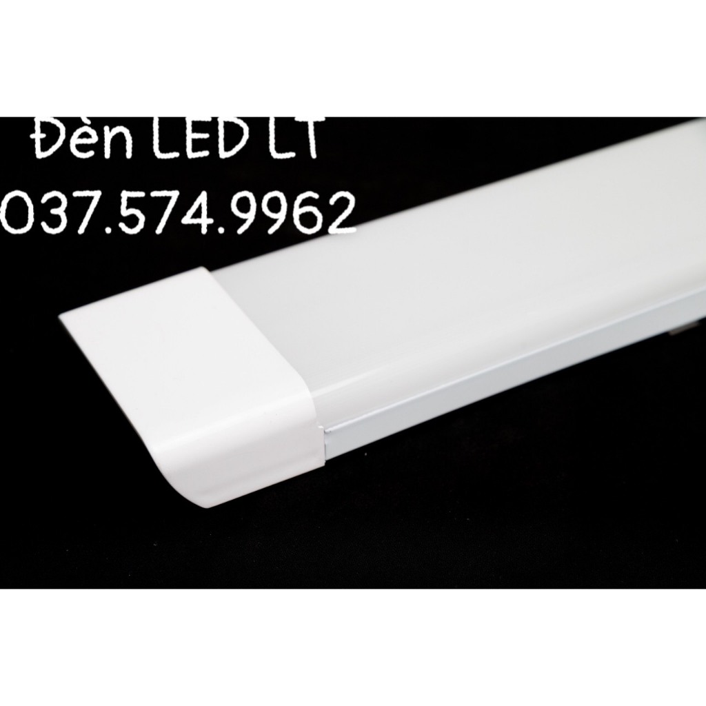Đèn Tuýp LED Bán Nguyệt Đầu Vuông 1m2 60W 3 hàng led
