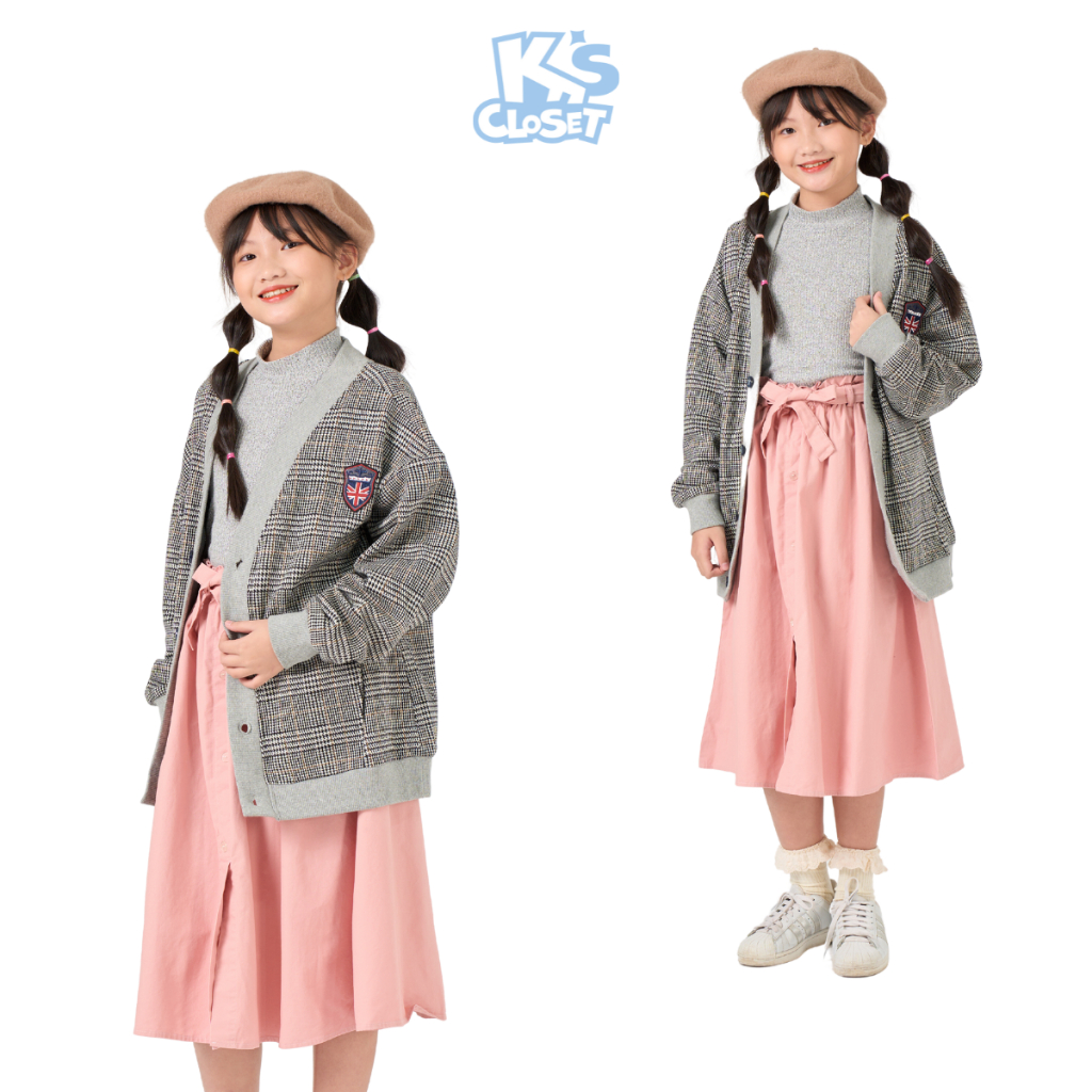 Áo Khoác Trench Coat/Cardigan Cho Bé Trai Và Bé Gái K'S CLOSET (2-14 tuổi) KT044THF/ KT125TWF/ KT175TWF TM