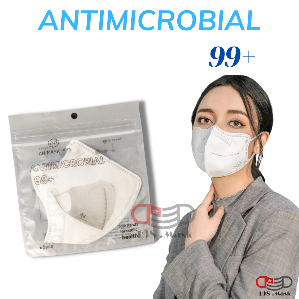 Sỉ 1 Thùng 200 Chiếc khẩu trang N99+  ANMASK 5 lớp kháng khuẩn cao chính hãng