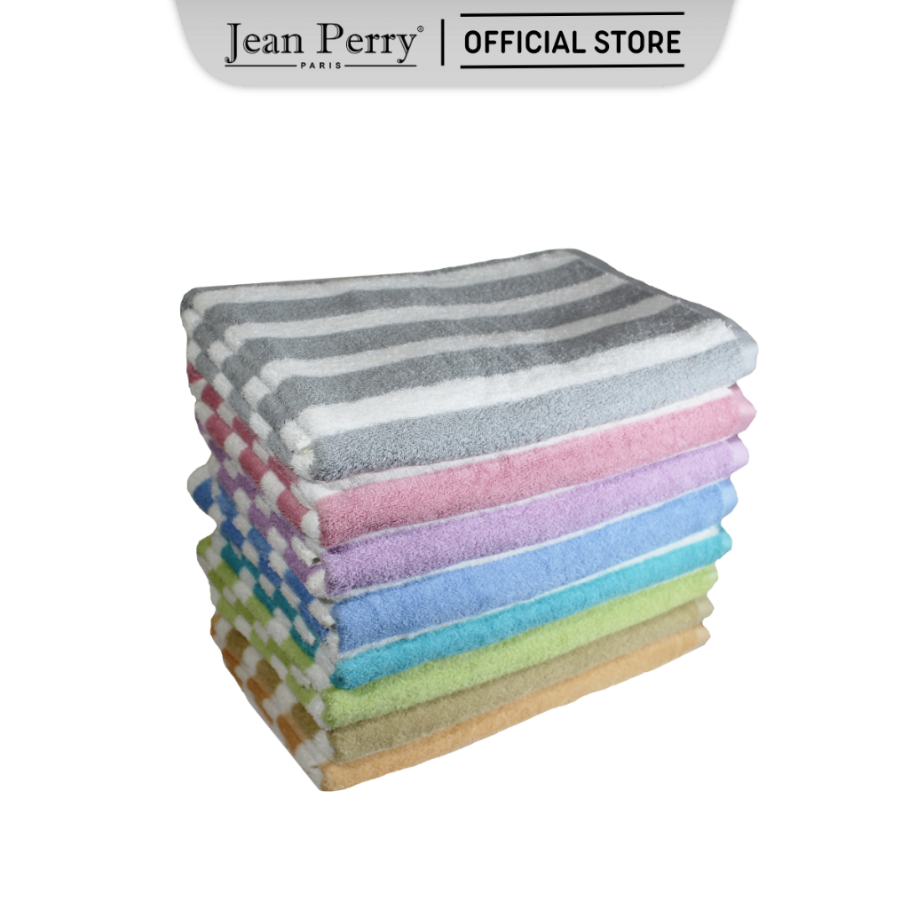 Khăn Tay Cotton Jean Perry Tokyo Stripe 33x80cm