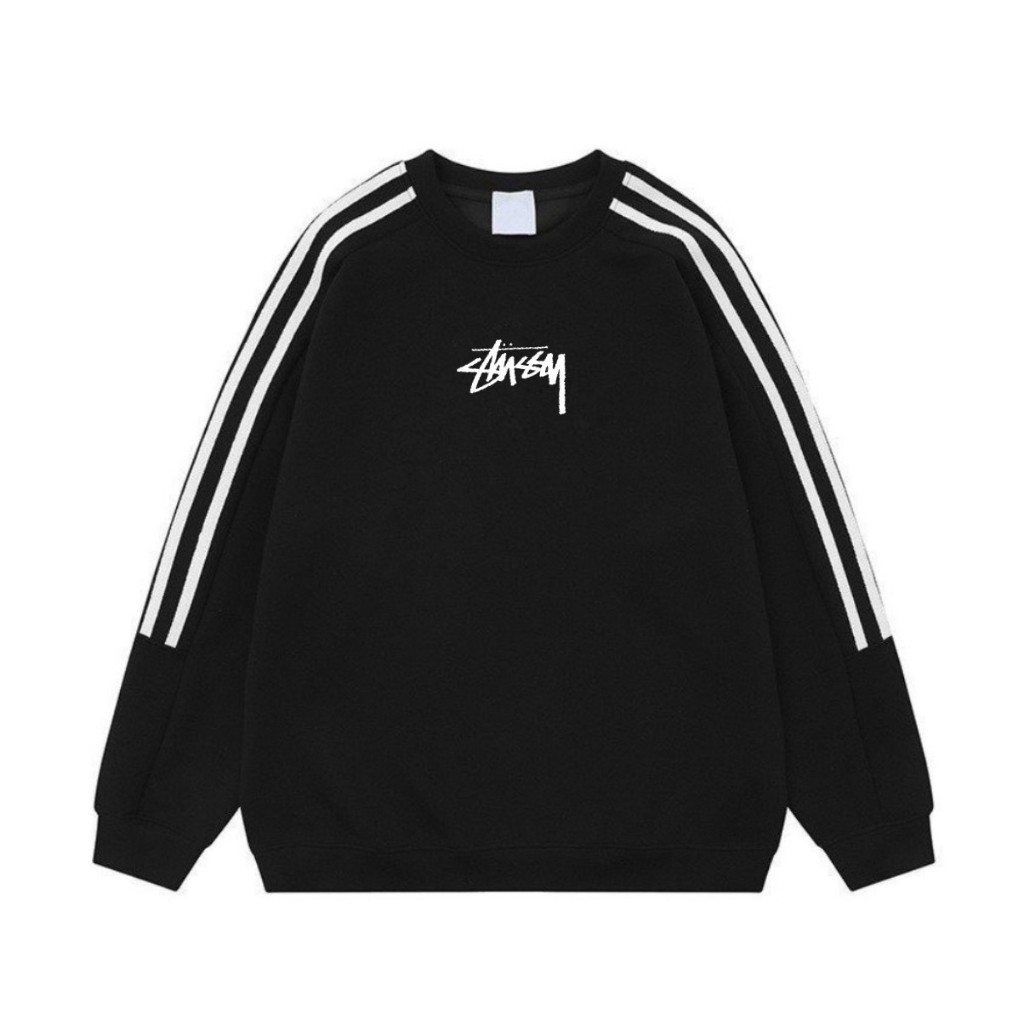 Áo NỈ Sweater Stussy chính hãng, Áo khoác nỉ dài tay unisex nam nữ form rộng chất nỉ bông cotton 207 Bico Studio