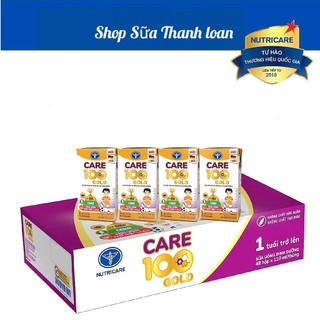 Thùng 48 hộp sữa nước nutricare care 100 gold 110ml cho trẻ thấp còi.