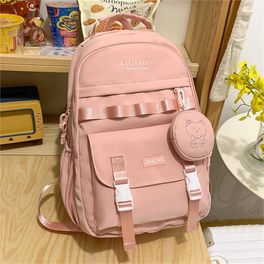 Balô MWC 1195 - BALO Unisex Chất Liệu Vải Dệt Phối Khoá Cài Chống Sốc Chống Nước Tiện Lợi