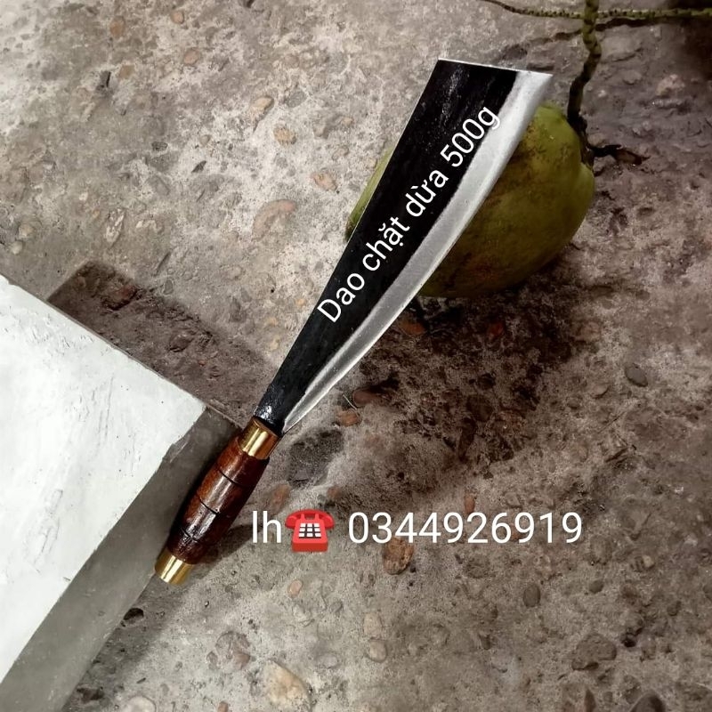 Bộ 3 dao chặt dừa💝. chặt gà vịt 💖, chặt xương sườn non thép nhíp xe