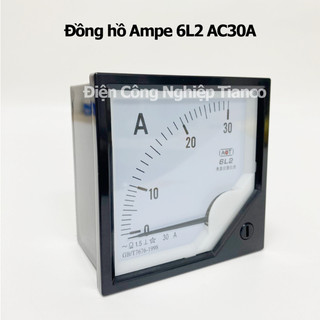 Đồng hồ đo điện áp Vôn - đo dòng điện Ampe 6L2-A Đồng hồ lắp đặt tủ điện