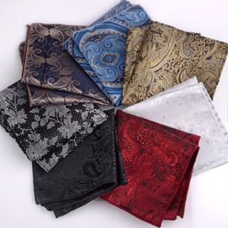 Khăn Pocket Square Cài Áo Vest Họa Tiết Paisley - Khăn Cài Vest Thời trang Pocket Square