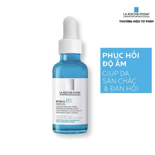 Serum cấp ẩm Laroche-Possay Axit Hyaluronic B5, tinh chất tái tạo phục hồi da làm sáng da