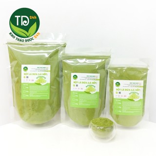 Bột lá dứa (lá nếp) nguyên chất 100%, tạo màu xanh và mùi thơm tự nhiên cho các món xôi lá nếp, ngũ sắc, mứt dừa, thạch