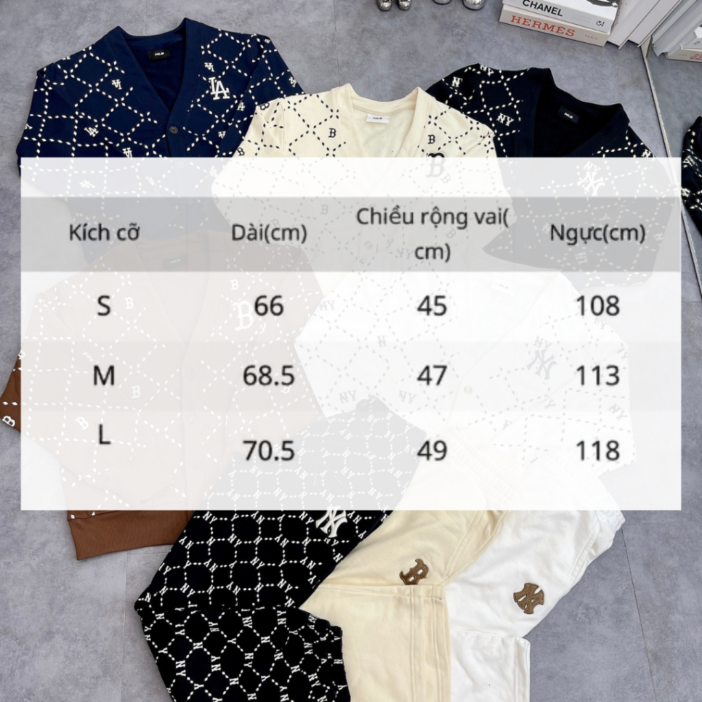 Áo nỉ Cardigan nam nữ MLB NY nhiều màu hàng xuất dư cao cấp phong cách Hàn Quốc