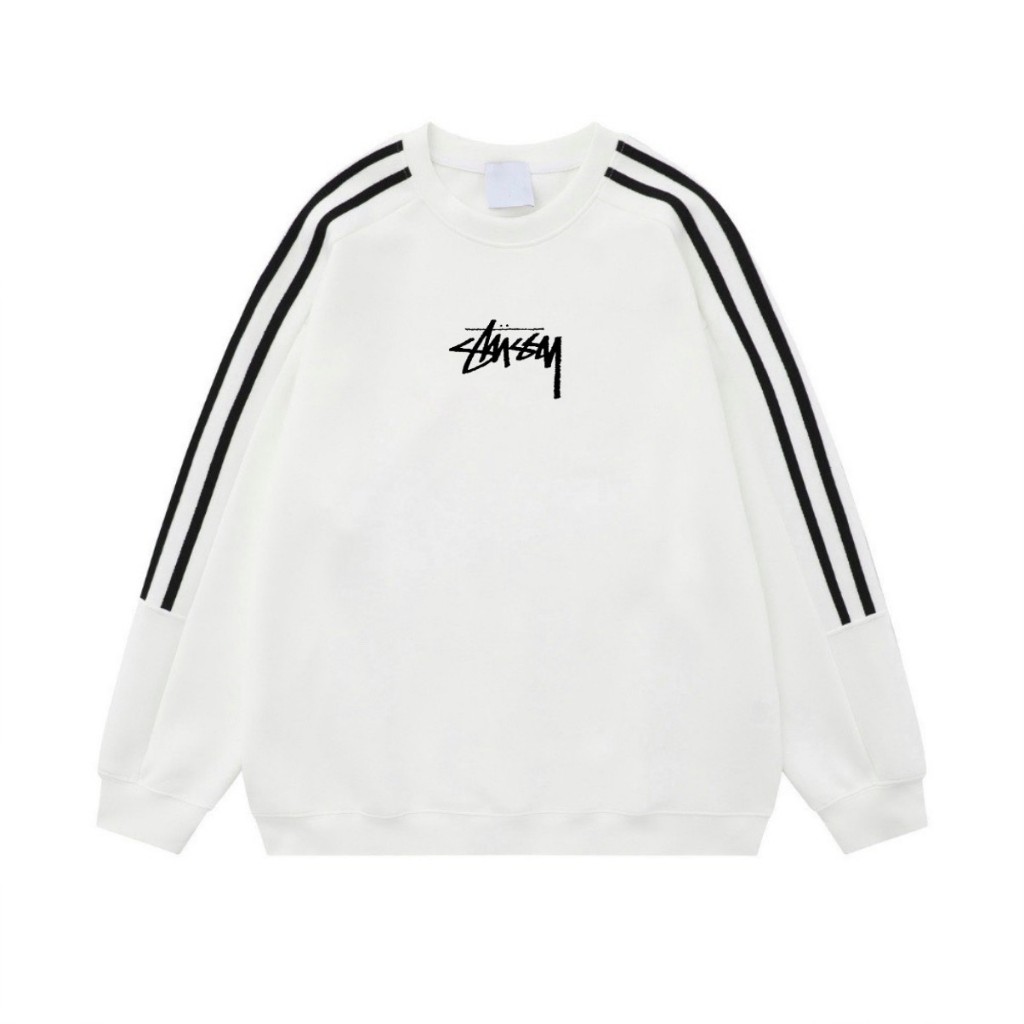 Áo NỈ Sweater Stussy chính hãng, Áo khoác nỉ dài tay unisex nam nữ form rộng chất nỉ bông cotton 207 Bico Studio