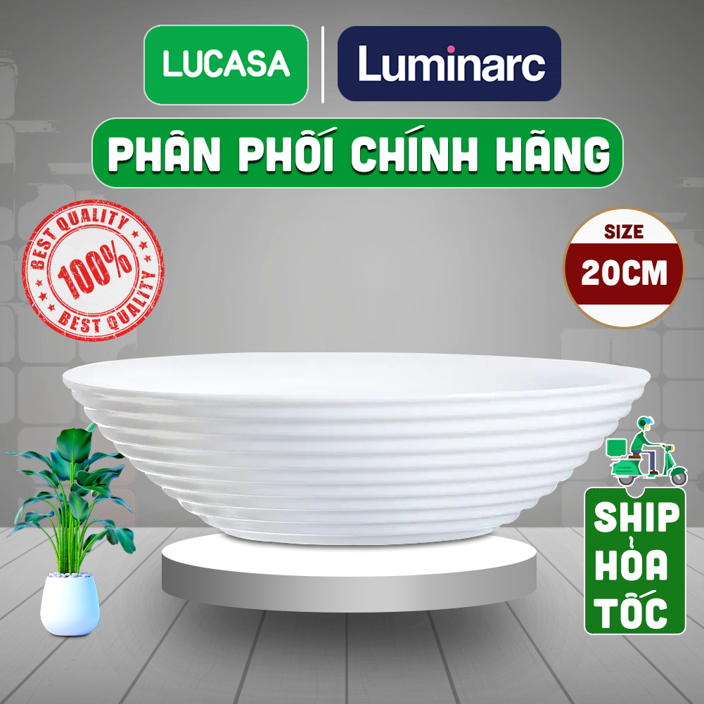 Tô Thủy Tinh Cường Lực Luminarc Harena 20cm - L5416 | Phân Phối Chính Hãng