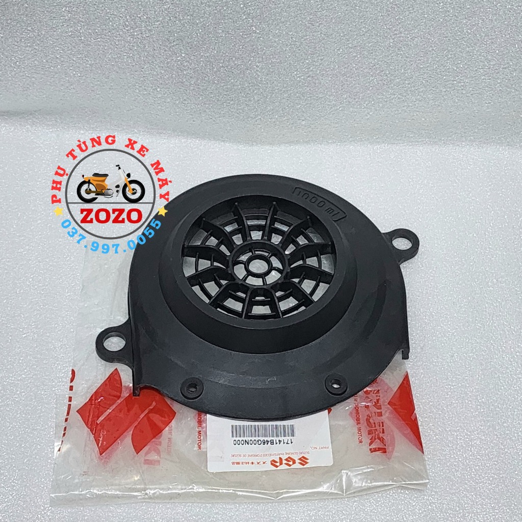 Nắp chụp quạt gió Hayate, Impulse zin Suzuki Indonesia - 17141B46G00N000