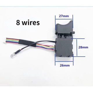 Công tắc máy khoan pin makita, cò máy khoan pin makta không chổi than, có chổi than