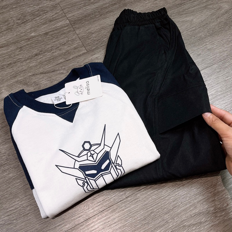 Set Melisa áo siêu nhân quần túi hộp