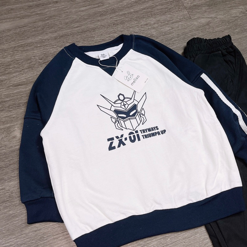 Set Melisa áo siêu nhân quần túi hộp