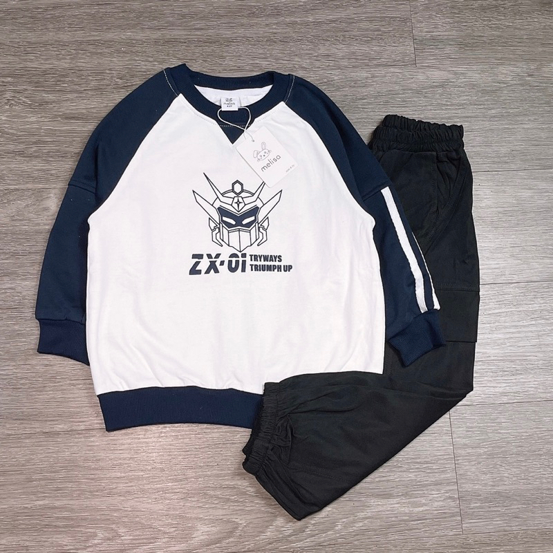 Set Melisa áo siêu nhân quần túi hộp