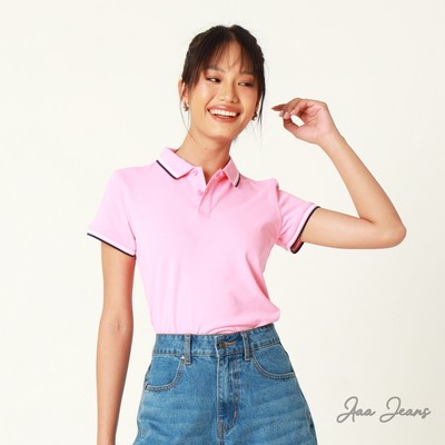 Áo Polo Nữ Dáng Slim Fit Vải Pique Cao Cấp Form Chuẩn Aaa Jeans