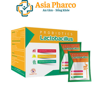 Lactobacillus – Bổ sung lợi khuẩn giúp cân bằng hệ vi sinh đường ruột, giảm rối loạn tiêu hóa (Hộp 30 gói)