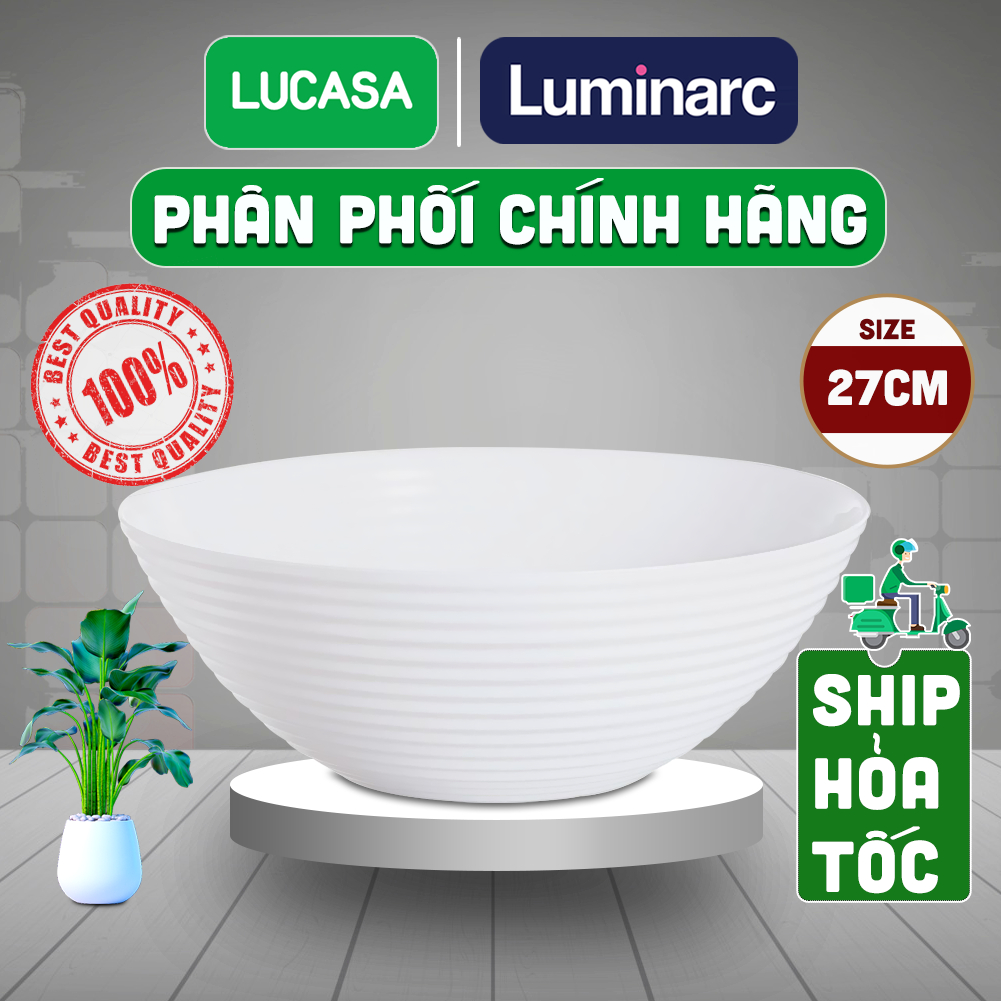 Tô Thủy Tinh Cường Lực Luminarc Harena 27cm - L7466 | Phân Phối Chính Hãng