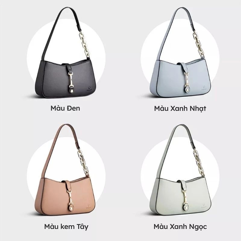Túi xách da nữ đeo vai cách điệu Yuumy Seasand YN167 nhiều màu