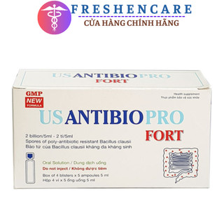 Men vi sinh Usantibio Pro bổ sung vi khuẩn có ích, hỗ trợ cân bằng hệ vi sinh đường ruột, hỗ trợ giảm rối loạn tiêu hóa