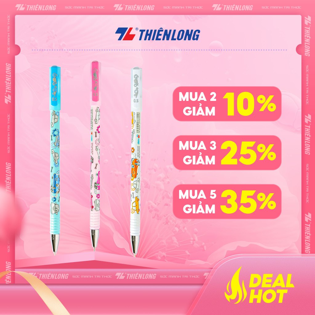 Bút gel Smooth Flowing Gel Ink Thiên Long Điểm 10 TP-GEL039