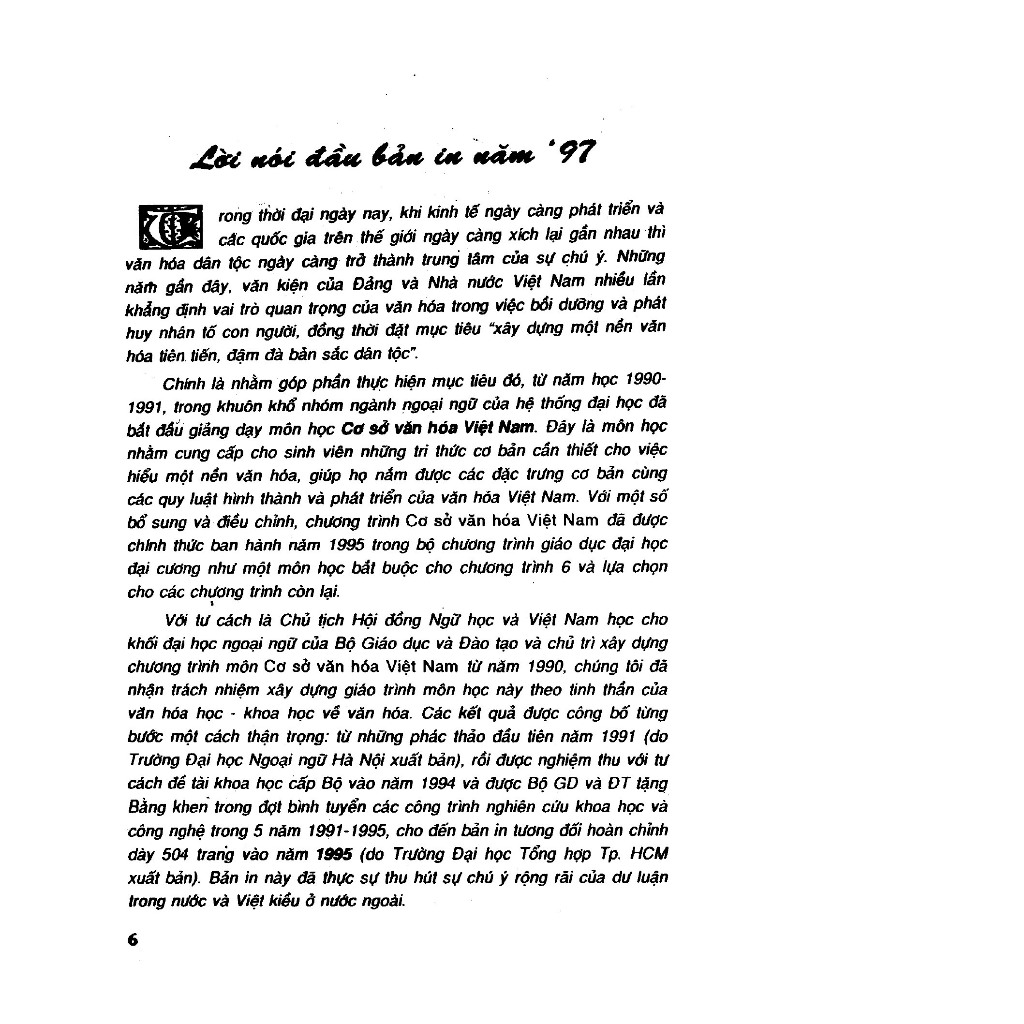 Cơ sở văn hóa Việt Nam Trần Ngọc Thêm