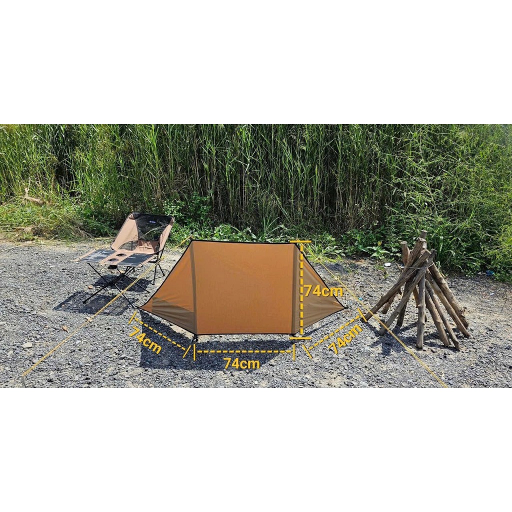 Tường chắn gió che bếp