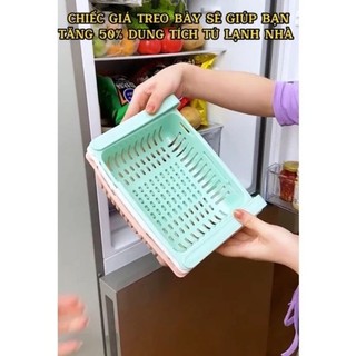 Khay nhựa, rổ cài tủ lạnh tiện ích thông minh