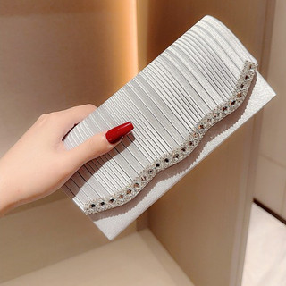 Clutch Ví dự tiệc sang chảnh đính đá lấp lánh LILA CW16