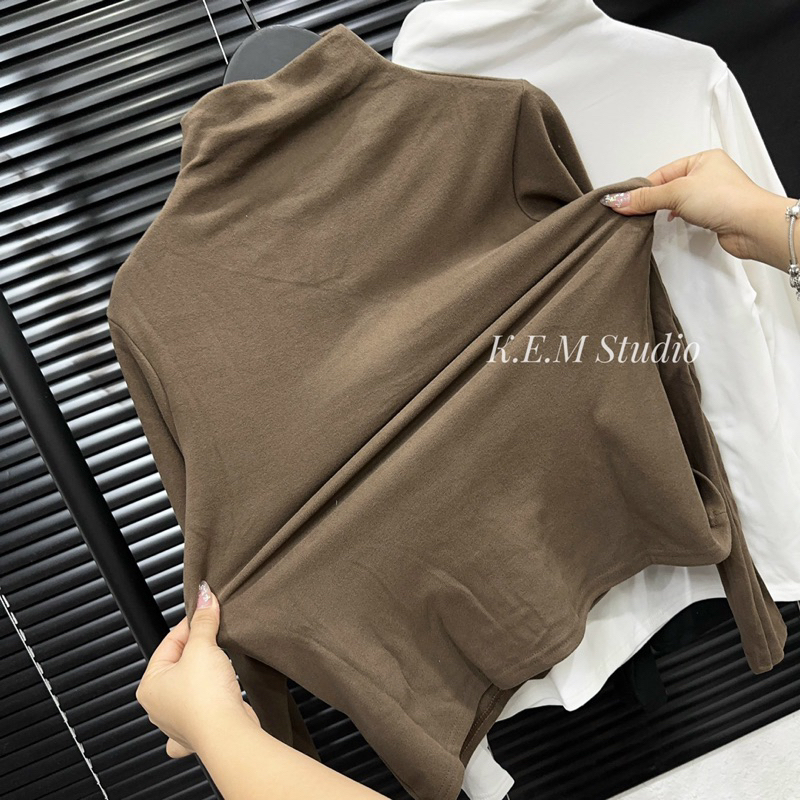 Áo len giữ nhiệt cổ 3 phân