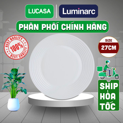Đĩa Thủy Tinh Cường Lực Luminarc Harena 27cm - L5804 | Phân Phối Chính Hãng