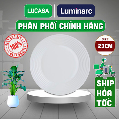 Đĩa Sâu Thủy Tinh Cường Lực Luminarc Harena 23cm - L5806 | Phân Phối Chính Hãng