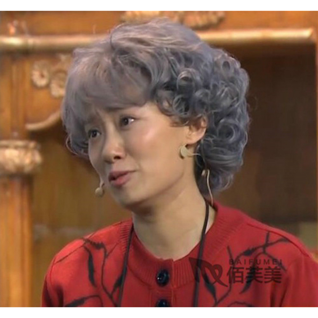 🌿Tặng Lưới🌿 Tóc giả nữ trung niên nguyên đầu tự nhiên - TG49