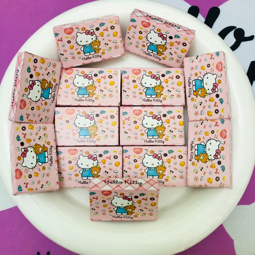 Mô hình hộp bánh vuông trang trí slime nhà búp bê đồ chơi trẻ em