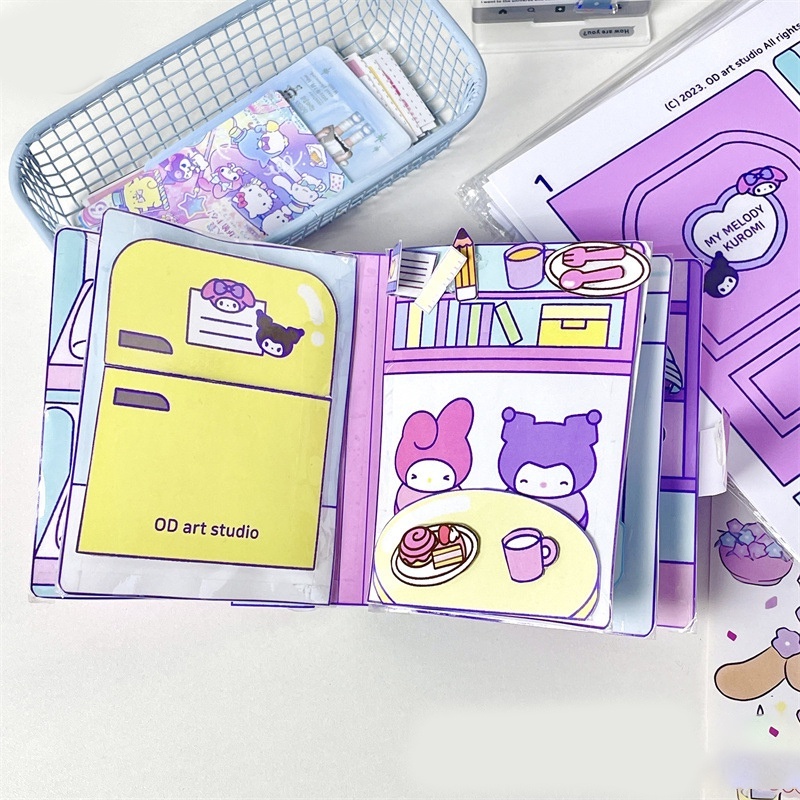 Sách Đồ Chơi Giả Lập Kuromi Tự Làm Độc Đáo