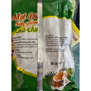combo 3 goi mứt dừa sấy giòn ( dừa khô cao cấp)
