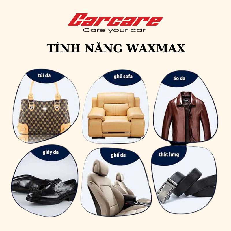 BÌNH XỊT BÓNG NỘI THẤT XE - TAPLO - GHẾ DA WAXMAX