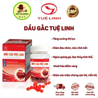 Dầu gấc Tuệ Linh - Giảm nhức mỏi mắt, tăng cường thị lực, giảm cận thị, loạn thị - Hộp 60 viên