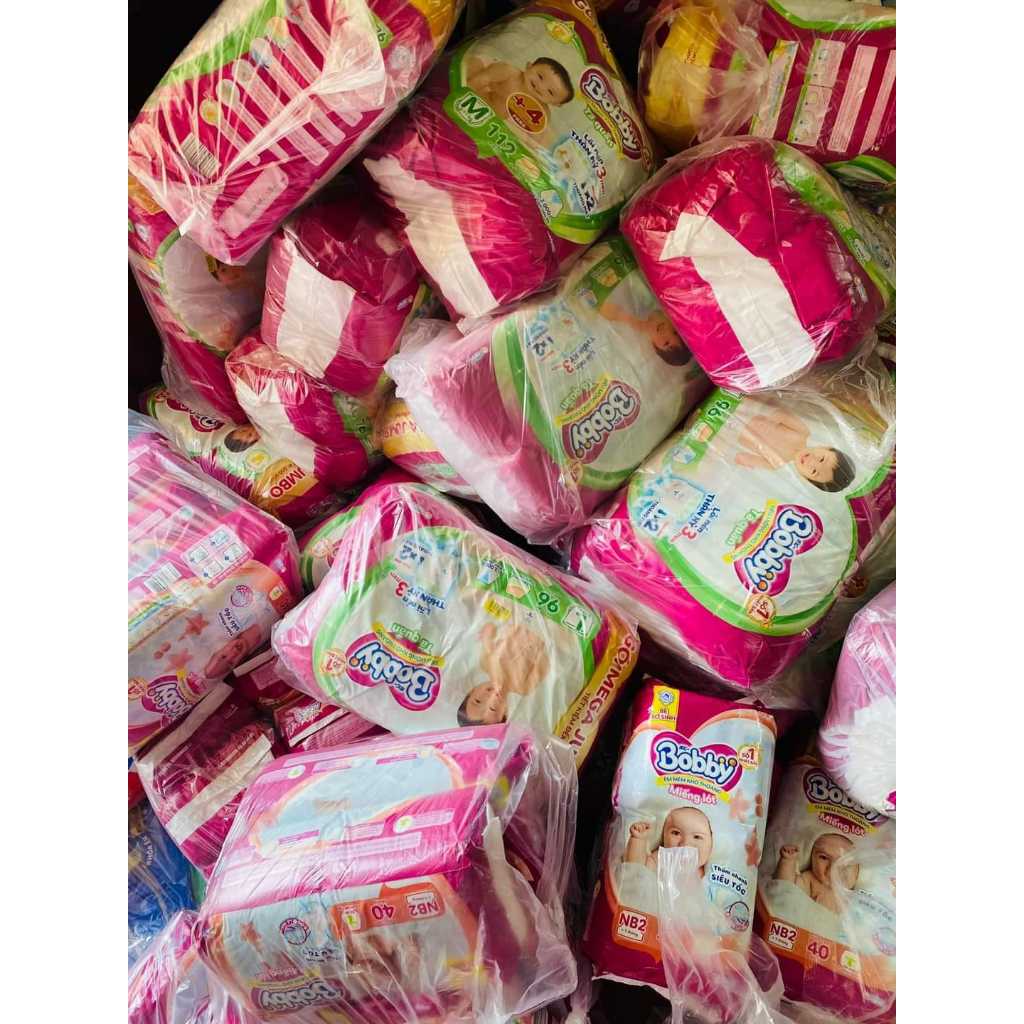 Bỉm Huggies / Bobby Jumbo bao bì xấu