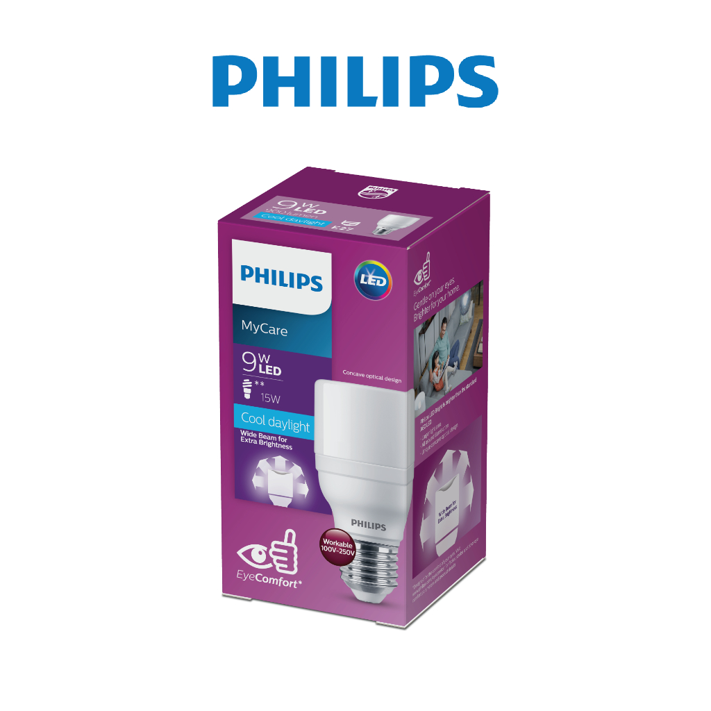 [Quà tặng] Bóng đèn Philips LED Bright 9W E27 - ánh sáng trắng (6500K) (01 bóng)